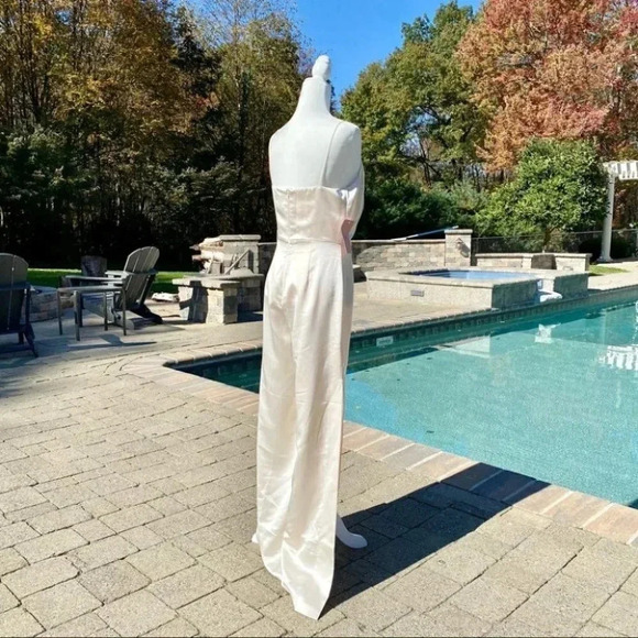 NWT BHLDN ML Monique Lhuillier Doutzen Wide Leg Jumpsuit - Picture 10 of 14